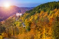 Autumn view of old town of Karlovy Vary (Carlsbad), Czech Republic, Europe Royalty Free Stock Photo