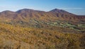 An Autumn View Peaks of Otter, Bedford County, Virginia, USA Royalty Free Stock Photo