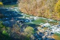 Autumn View of Roanoke River Royalty Free Stock Photo