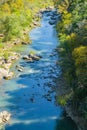 Autumn View of Roanoke River Gorge Royalty Free Stock Photo