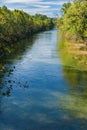 Autumn View of Roanoke River Royalty Free Stock Photo