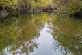 Autumn View of Roanoke River Royalty Free Stock Photo