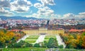 Autumn view of Schonbrunn Palace