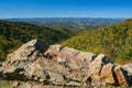Autumn View from the Blue Ridge Mountain of Shenandoah Valley Royalty Free Stock Photo