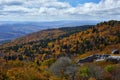 View of autumn colors from Spruce Knob, the highest point in West Virginia