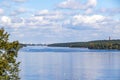 Autumn view of Wannsee lake in Berlin, Germany