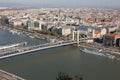 Autumn views of the Danube in Budapest Royalty Free Stock Photo