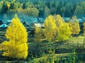 Autumn village Baihaba, xinjiang,china