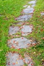 Autumn walkway Royalty Free Stock Photo