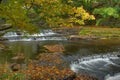 Autumn waterfall in Estonia Royalty Free Stock Photo