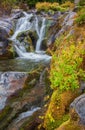 Autumn Waterfall, Mt. Rainier National Park, Washington State