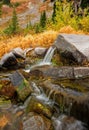 Autumn Waterfall, Mt. Rainier National Park, Washington State