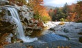 Autumn Waterfall, Shawangunks Royalty Free Stock Photo