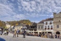 Autumn weekend on the market square in Kazimierz Dolny