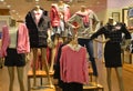 Autumn winter fashion Mannequins in fashion clothing mall