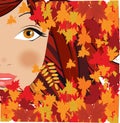 Autumn woman