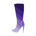 Autumn Woman High Heel Boot Icon