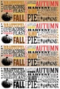 Autumn Word Art Collection-Facebook Timelines - Se