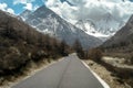 The Autumn at Yading Nature Reserve in Daocheng County.