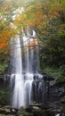 Autumn Yunshen waterfall in New Taipei City Sanxia District, New Taipei City, Taiwan Royalty Free Stock Photo