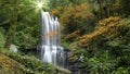 Autumn Yunshen waterfall in New Taipei City Sanxia District, New Taipei City, Taiwan Royalty Free Stock Photo