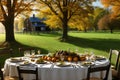 Autumnal Alfresco Dining