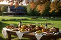 Autumnal Alfresco Dining