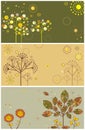 Autumnal banners Royalty Free Stock Photo