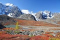 Autumnal colors in Altai Mountains