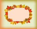 Autumnal frame