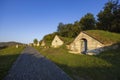 Autumnal Gombos-hegyi pincesor in Hercegkut, UNESCO site, Great Plain, North Hungary