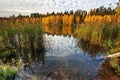 Autumnal lake Royalty Free Stock Photo