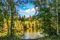 Autumnal lake