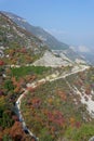 Autumnal mountain scenery Royalty Free Stock Photo