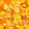 Autumnal music background Royalty Free Stock Photo