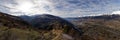 Autumnal panorama of Mount Noble and the Sion Valley,Switzerland