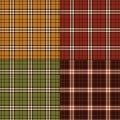 Autumnal plaids