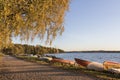 Autumnal seafront Royalty Free Stock Photo