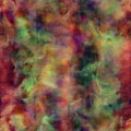 Autumnal Smoke Hippie Tie Dye Print Royalty Free Stock Photo