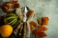 Autumnal table setting