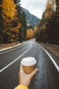 Autumnal travel concept Royalty Free Stock Photo