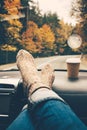 Autumnal travel concept Royalty Free Stock Photo