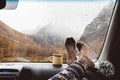 Autumnal travel concept Royalty Free Stock Photo