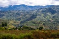 Autumnal View of a Valley From the Top of San Agustin Archeological park, Huilla, Colombia.