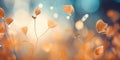 Rustic Autumn Bliss Soft Background Embracing Beauty