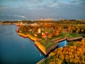 Wisloujscie fortress near gdansk Royalty Free Stock Photo