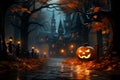 Autumns embrace enhances the eerie allure of Halloween celebrations