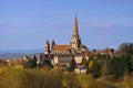 Autun in France, the cathedral Royalty Free Stock Photo