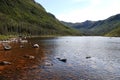 Aux Americains lake, Gaspesie NP, Quebec Royalty Free Stock Photo