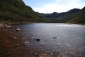 Aux Americains lake, Gaspesie NP, Quebec Royalty Free Stock Photo